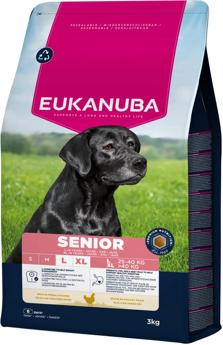 Eukanuba Hondenvoer Droog Life Care Dog Senior Large Kip 3 kg