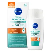 Nivea Derma Skin Clear SPF50+ Zon Fluide 40ML