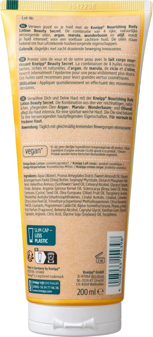 3x Kneipp Bodylotion Beauty Secret 200 ml