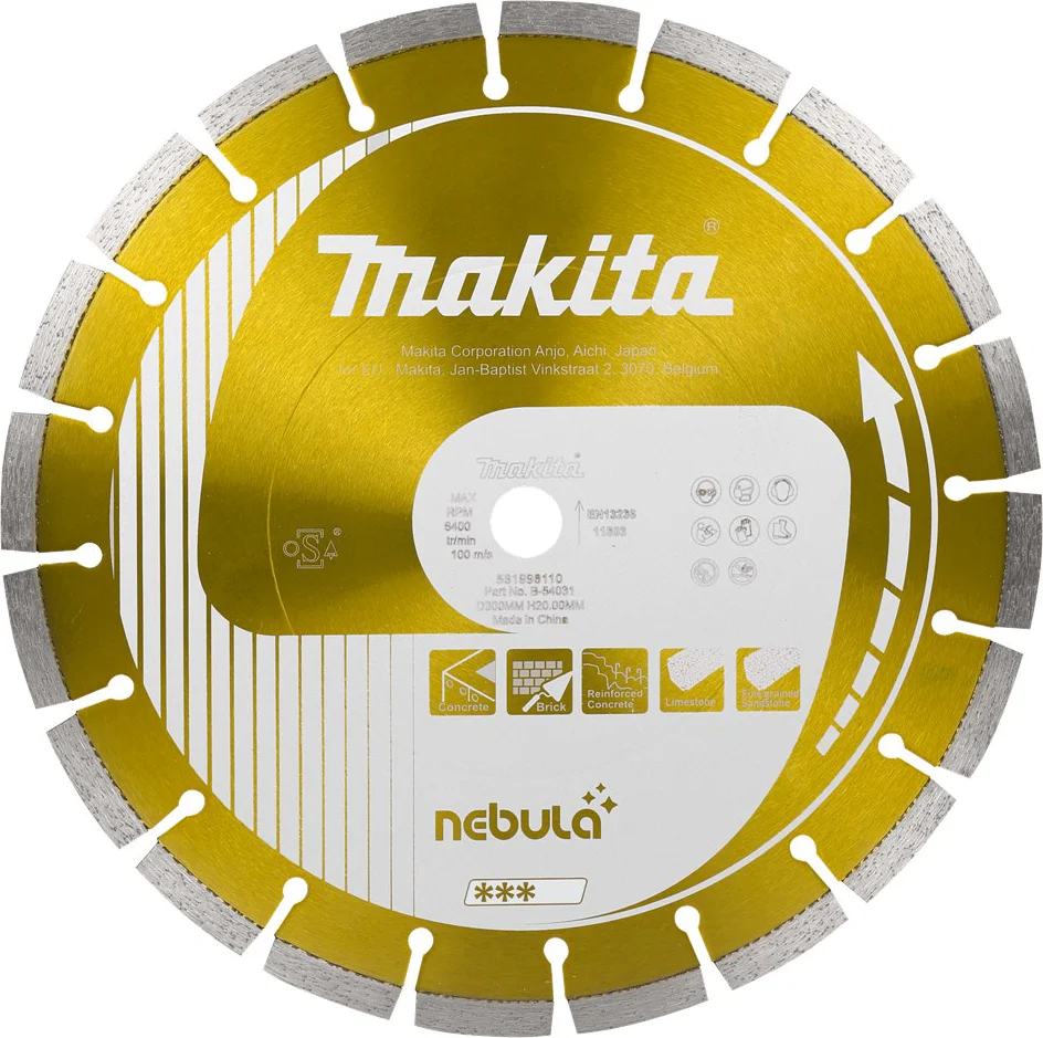 Makita B-53992 Diamantschijf 125x22,23x2,0mm oranje