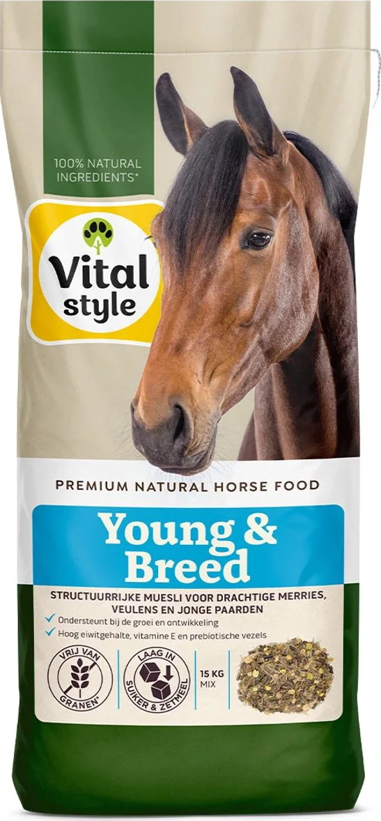 Vitalstyle Paardenmuesli Young & Breed 15 kg