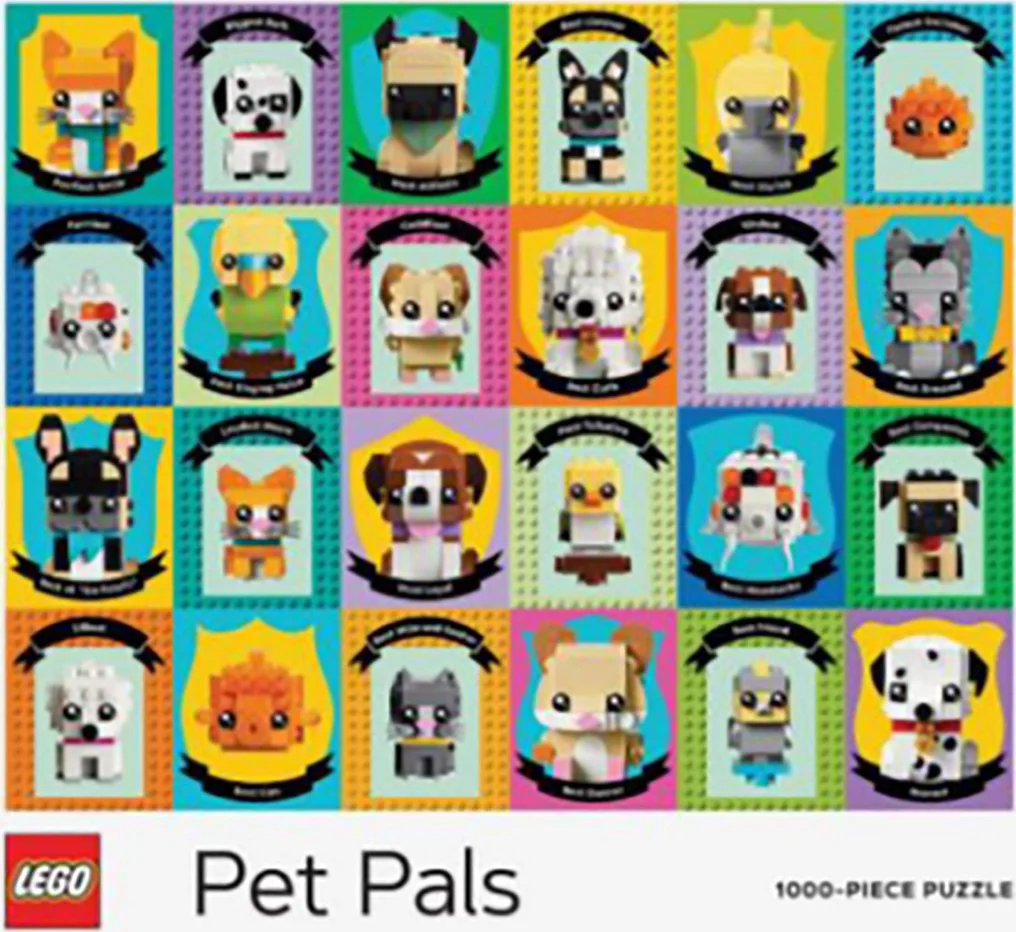 LEGO Puzzel van 1000 stukjes: Dierenvrienden