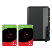 Synology DS225+ + Seagate Ironwolf 12TB Duo Pack