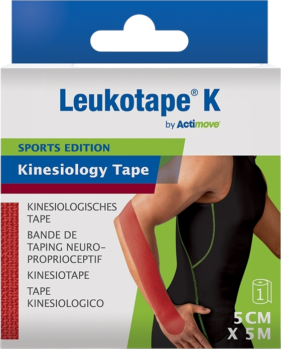 Actimove Kinesiology Tape Rood 5cm x 5m