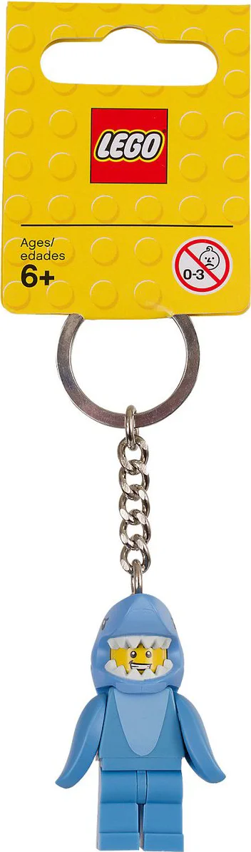 LEGO man in haaienpak-sleutelhanger