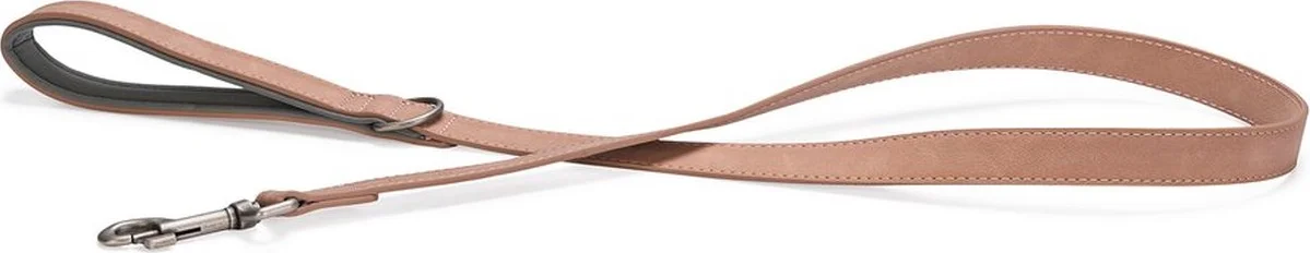 Beeztees Balacron Ax kunstleer hondenriem roze 130 x 2.5 cm