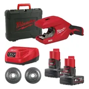 Milwaukee M12 PCSS54-402C RAPTORXL Accu pijpsnijder RVS 12V 4.0Ah in koffer - 4933498605