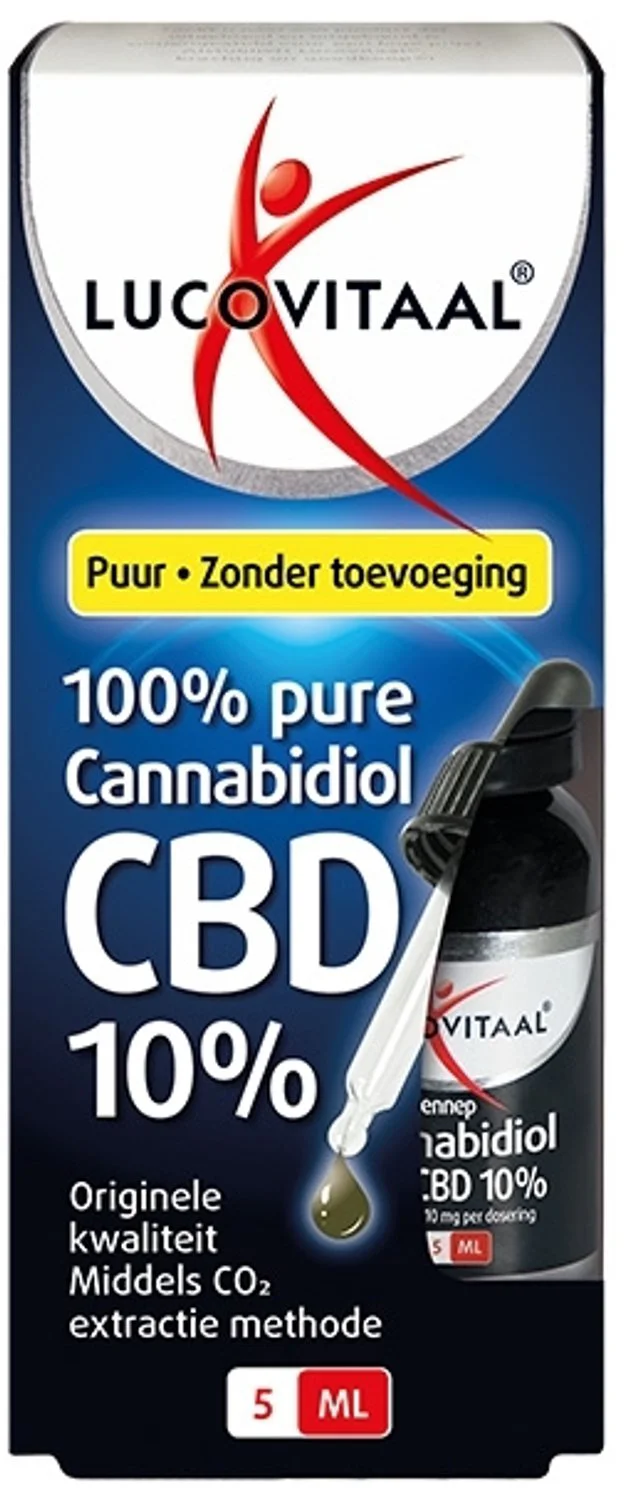 Lucovitaal Cannabidiol CBD Olie 10% 5ML