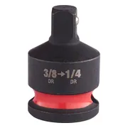 Milwaukee SchockWave™ Krachtdop Adapter 3/8" naar 1/4" - 4932480299