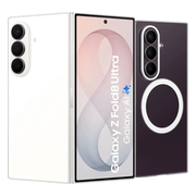 Samsung Galaxy Z Fold 8 Ultra 256GB Wit 5G + Carbon Back Cover met Magneet Zwart