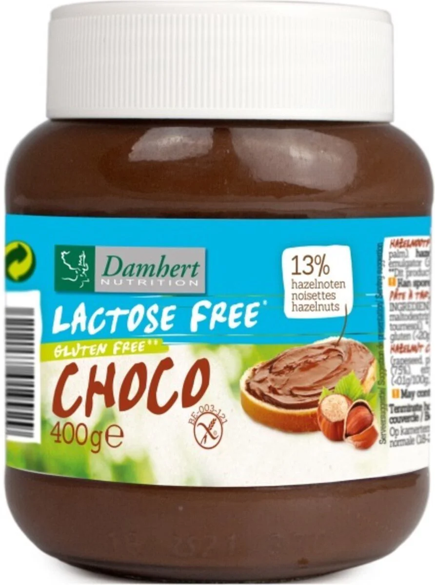 Damhert Lactose Free Chocopasta 400GR