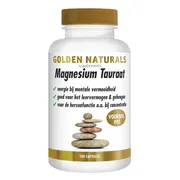 2x Golden Naturals Magnesium Tauraat 180 vegacapsules
