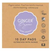 Ginger Organic Maandverband Ultradun 10ST