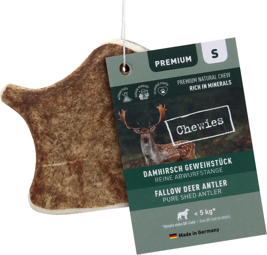 5x Chewies Damherten Gewei Snack S 80 gr