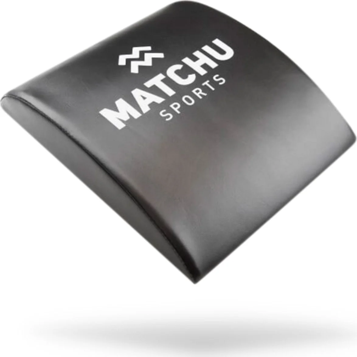 Matchu Sports - Ab Mat - Buikspiermat - Sit up - Crossfit - Foam/Kunstleer - Zwart