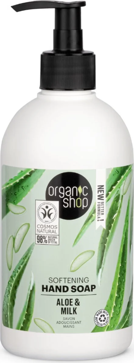 Organic Shop Handzeep Aloe and Milk 500 ml