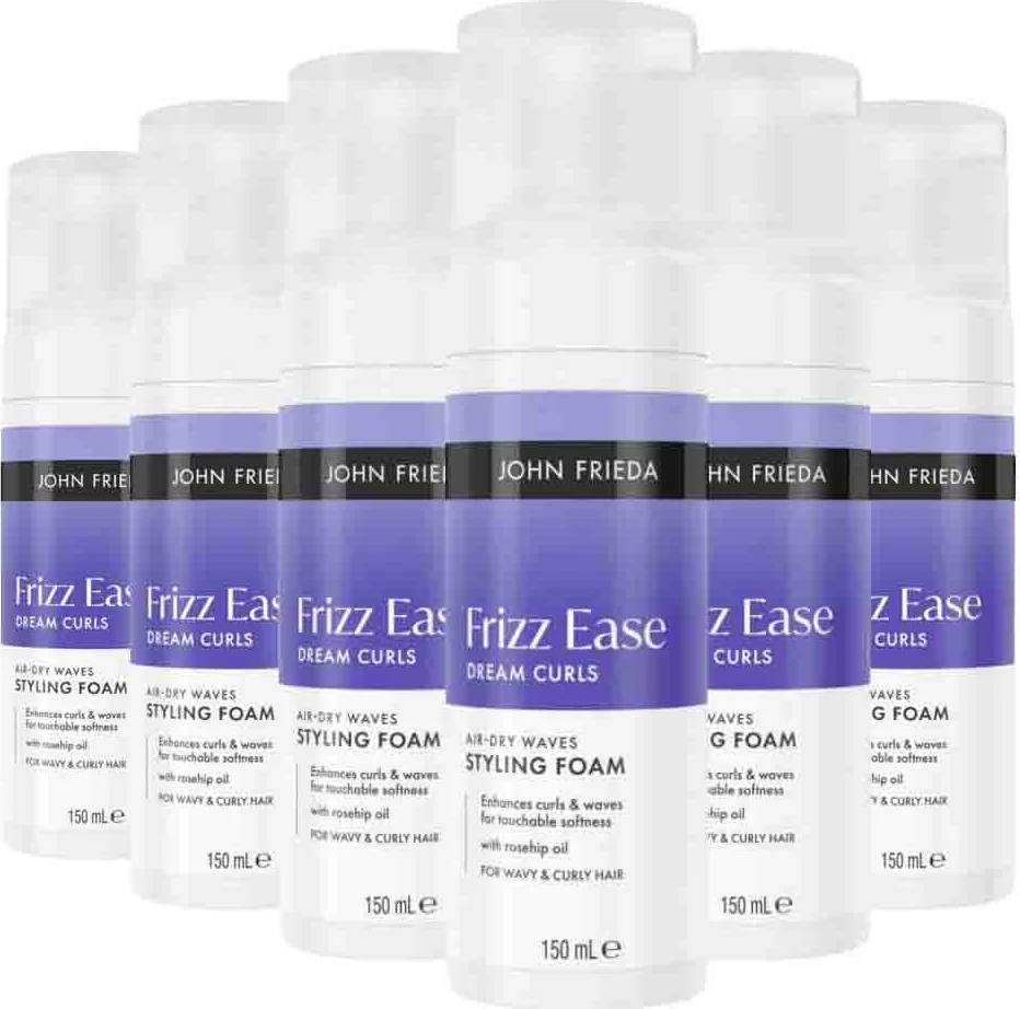 6x John Frieda Frizz Ease Dream Curls Mousse 150 ml