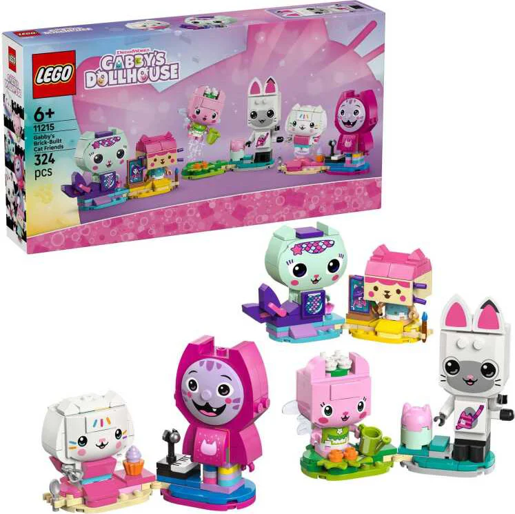 LEGO Gabby's Dollhouse Gabby's bouwbare kattenvriendjes 11215