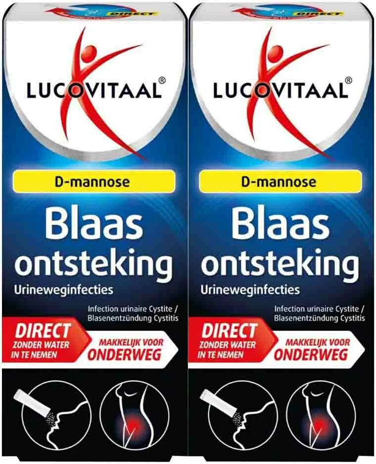 2x Lucovitaal Blaasontsteking Direct 6 sticks