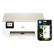 HP Envy Photo 7230 All-in-One Printer + 1 set extra cartridges
