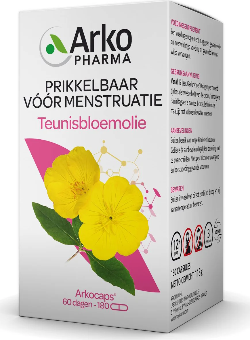 Arkocaps Teunisbloemolie Capsules 180CP