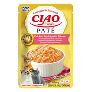 Ciao Kattenvoer Nat Entrée Paté Chicken & Salmon 40 gr