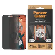 PanzerGlass Ultra-Wide Fit Apple iPhone 15 Plus Privacy Screenprotector Glas