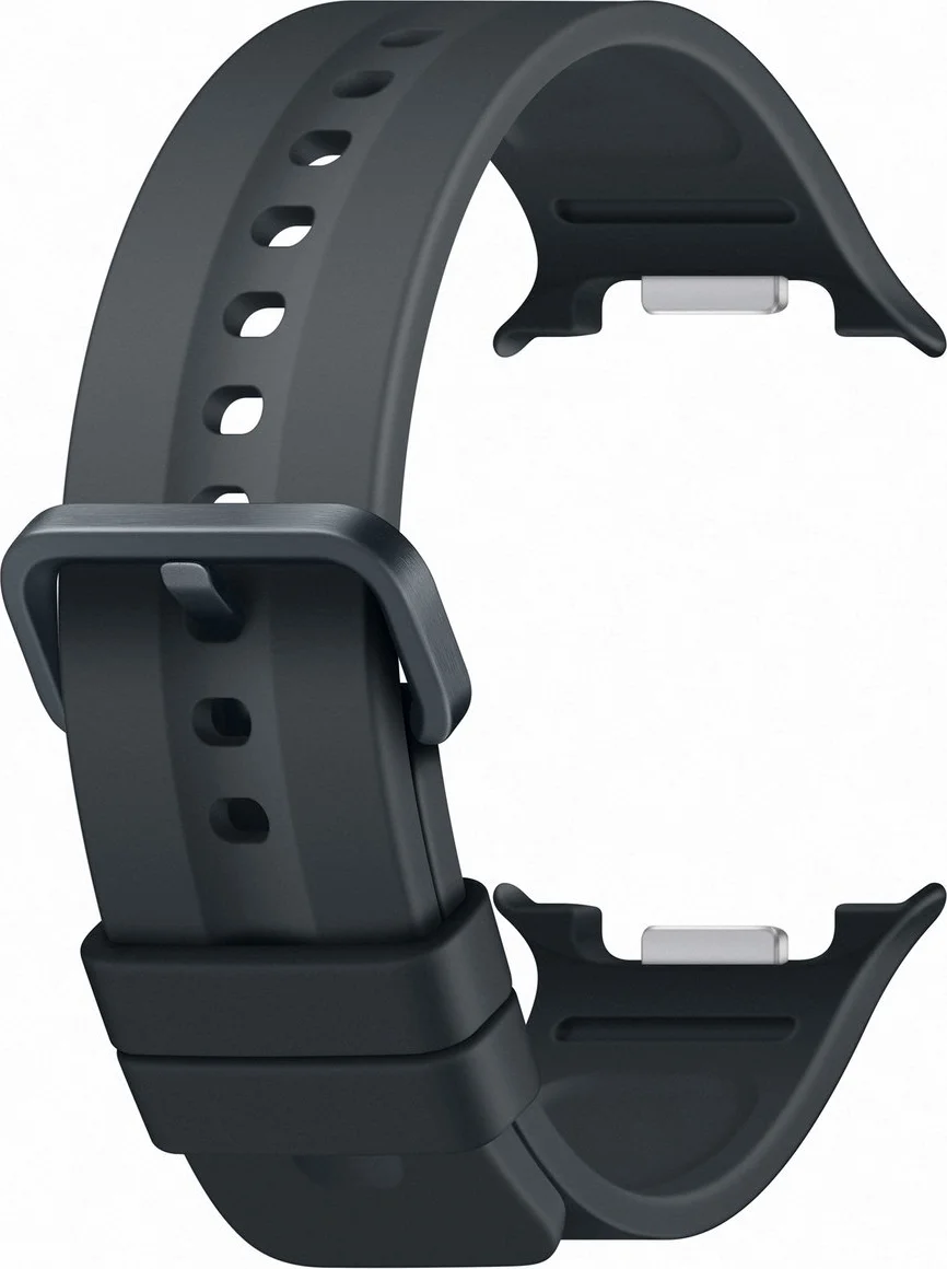 Samsung Galaxy Watch 9 Siliconen Sport Bandje Zwart M/L