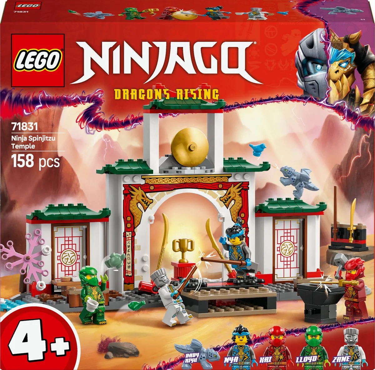 LEGO NINJAGO Spinjitzu ninjatempel 71831