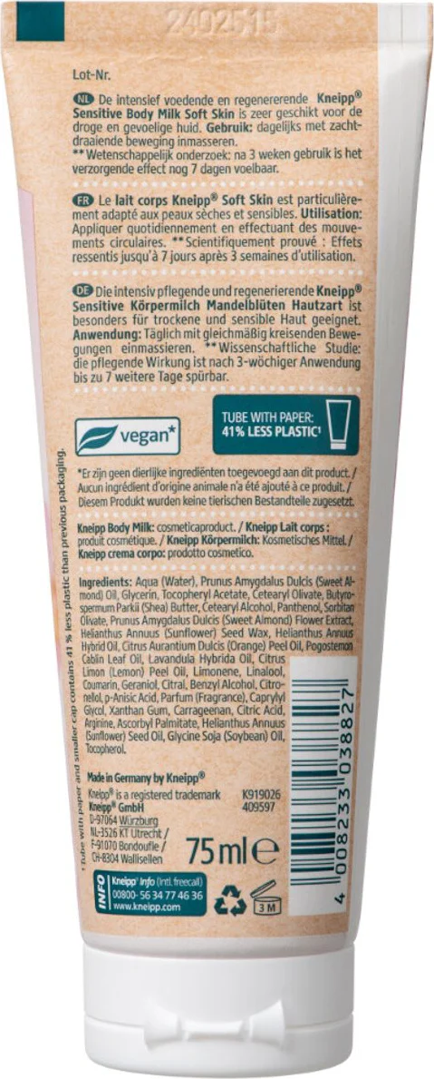 Kneipp Mini Bodymilk Soft Skin 75 ml