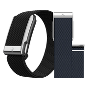 WHOOP MG Life Zwart Abonnement 1 Jaar + WHOOP MG SuperKnit Luxe Band Beige