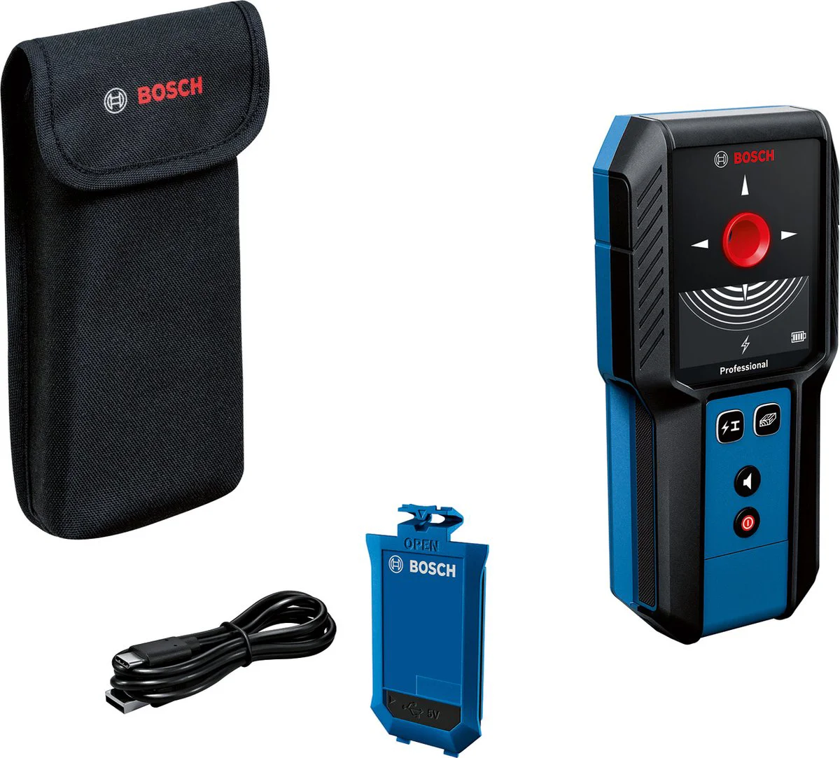Bosch Professional GMS 120-27 Multidetector met BA 3.7V 1.0Ah accu - 0601081701