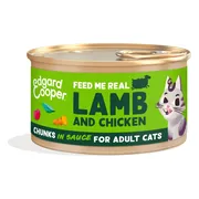 Edgard & Cooper Kattenvoer Chunks Lam - Kip 85 gr