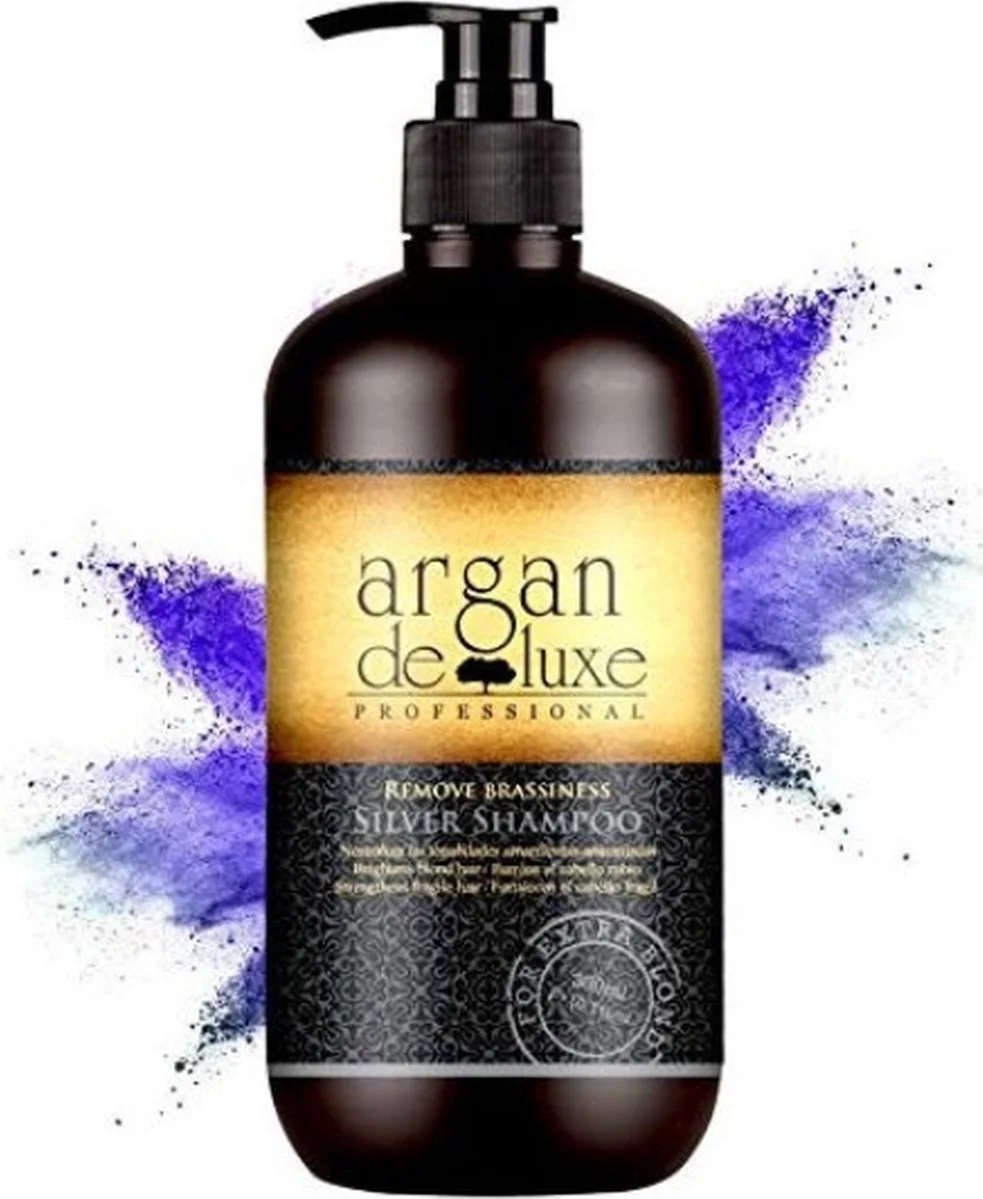 Argan Deluxe Silver Shampoo -300ml