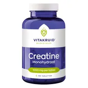 Vitakruid Creatine Monohydraat 1000 mg 180TB