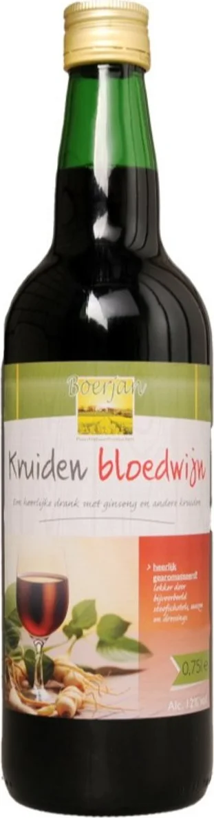 Boerjan Kruidenbloedwijn 750ML