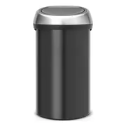 Brabantia Touch Bin 60 Liter Matt Black Fingerprint Proof