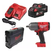 Milwaukee M18 FUEL™ ONEFHIWF12-502X ONE-KEY™ Accu slagmoersleutel 1356Nm 1/2" frictiering 18V 5.0Ah in HD-Box - 4933459727
