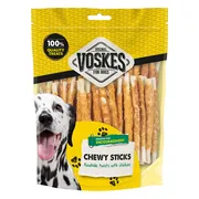 10x Voskes Hondensnack Runderhuid Sticks Kip 100 stuks