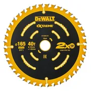 DeWALT Cirkelzaagblad voor Hout | Extreme | Ø 165mm Asgat 20mm 40T - DT10640-QZ