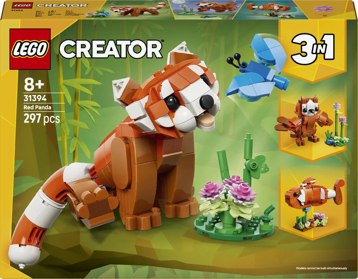 LEGO Creator Schattige dieren: rode panda 31394