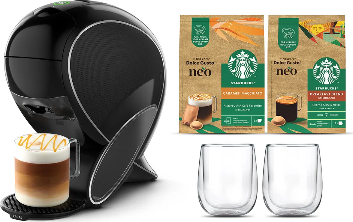 Krups NESCAFÉ Dolce Gusto NEO Latte Starbucks Bundel YY5892FD
