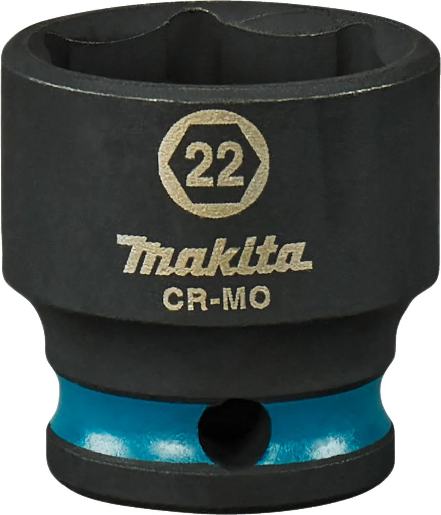 Makita E-16031 Impact Black Krachtdop 3/8" kort | 22 mm