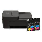 HP DeskJet 4320 All-in-One + 2 zwarte + 2 kleuren cartridges