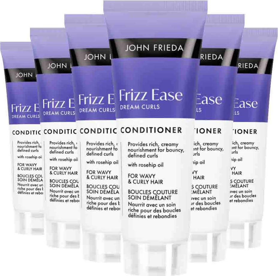6x John Frieda Frizz Ease Dream Curls Conditioner 75 ml