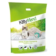 Kitty Friend Kattenbakvulling Vegetal White Super Clumping Litter 15 liter