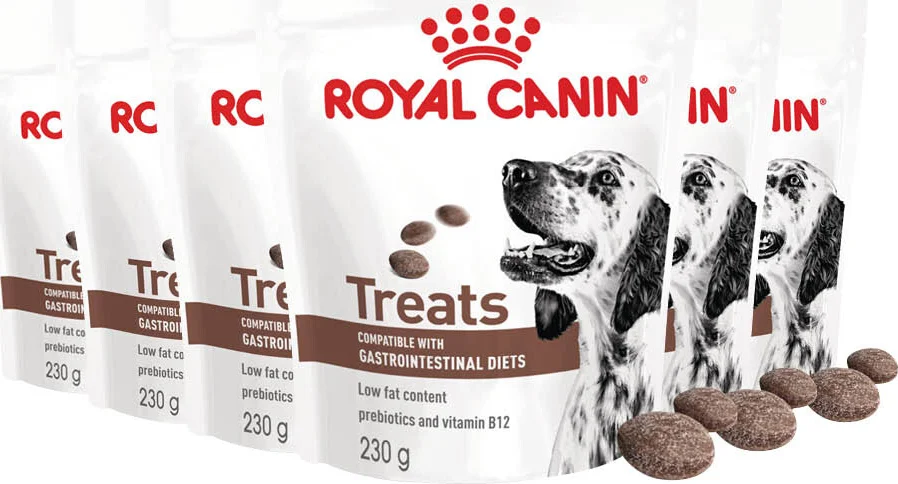 6x Royal Canin Hondensnack Gastrointestinal Treats 230 gr