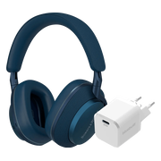 Bowers & Wilkins Px7 S2e Blauw + BlueBuilt Power Delivery Oplader met Usb C Poort 20W Wit