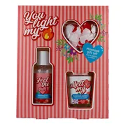Source Balance Massage Olie met Kaars Geschenkset