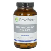 Proviform Calcium Citraat 450 & D3 Capsules 180VCP
